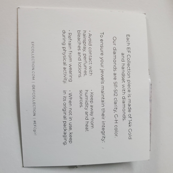 EF Collection 14k & Diamond Ear Cuff - Picture 4 of 13